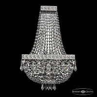 Бра 19272B/H2/25IV Ni Bohemia Ivele Crystal прозрачный 3 лампы, основание никель в стиле классический sp