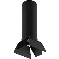 Светильник накладной Rullo R497437 Lightstar чёрный 1 лампа, основание чёрное в стиле хай-тек круглый