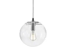 Светильник подвесной Меркурий 07563-20,21 Kink Light прозрачный 1 лампа, основание хром в стиле современный шар