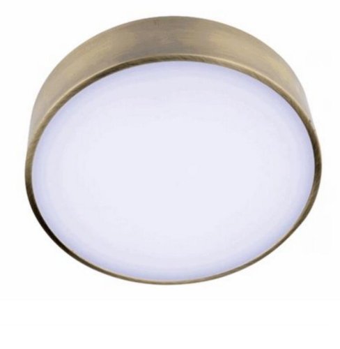 Светильник потолочный LED Evon APL.0114.29.18 Aployt белый 1 лампа, основание латунь в стиле хай-тек современный 