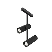 Трековый светильник LED Magnetic track system Exility TR005-2-2X12W4K-B Maytoni чёрный для шинопроводов серии Magnetic track system Exility чёрный