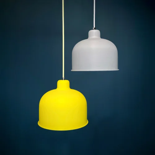 Светильник подвесной Grain 178315-26 ImperiumLoft жёлтый 1 лампа, основание жёлтое в стиле современный скандинавский  фото 2