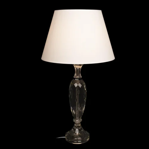 Настольная лампа Сrystal 10278 LOFT IT белая 1 лампа, основание прозрачное хрусталь в стиле классический  фото 3