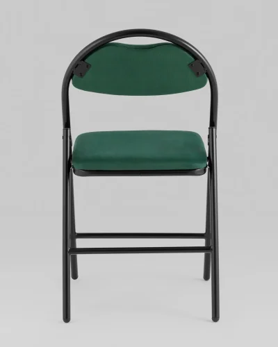Стул складной Hagen велюр зелёный каркас черный УТ000036891 Stool Group, зелёный/велюр, ножки/металл/чёрный, размеры - *820***440*460 фото 5