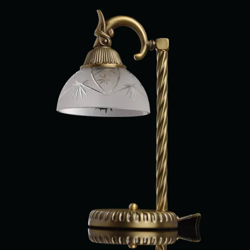 Настольная лампа Афродита 317032301 MW-Light белая 1 лампа, основание бронзовое металл в стиле классический  фото 4