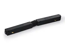 Коннектор питания прямой для шинопровода Magnetic GL3636 Ambrella light чёрный в стиле  для светильников серии Magnetic встраиваемый накладной магнитный