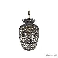 Светильник подвесной 14771/15 G M731 Bohemia Ivele Crystal чёрный 1 лампа, основание золотое в стиле классический sp