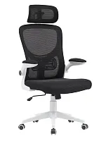 Кресло офисное TopChairs Airone, белый, с черной сеткой УТ000039378 Stool Group, /, ножки//, размеры - *1250***625*600