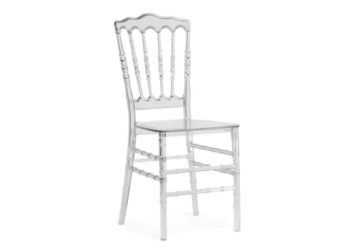Пластиковый стул Chiavari white 15439 Woodville, /, ножки/пластик/прозрачный, размеры - ****380*