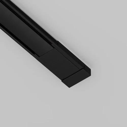 Ввод питания накладной чёрный Magnetic track system Radity TRA084B-11B Maytoni чёрный в стиле для светильников серии Magnetic track system Radity подвесной накладной radity радиусная магнитная магнитный фото 8