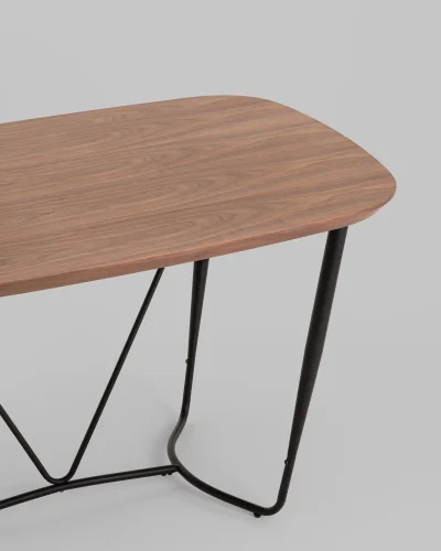 Стол обеденный Даймакс, 140х90, МДФ УТ000039947 Stool Group столешница коричневая из шпон фото 5