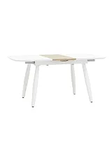 Стол обеденный Чикаго, раскладной, 120-160*90, белый УТ000002134 Stool Group столешница белая из мдф
