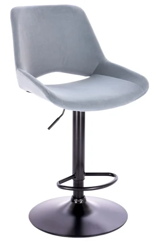 Барный стул Flash Ткань Серый EP Flash Fabric Grey Everprof, серый/ткань, ножки//, размеры - 920*1130***490*