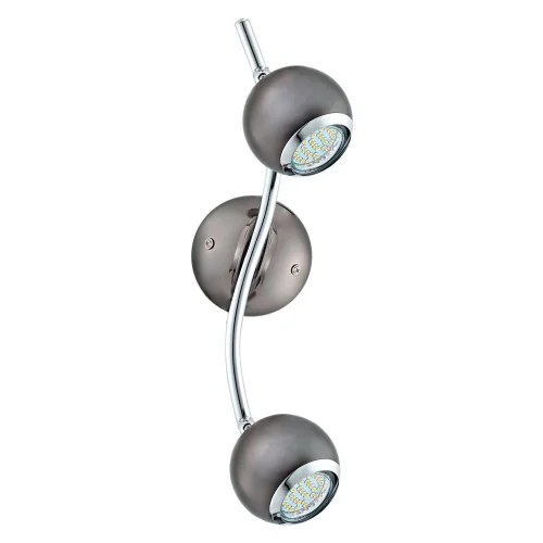 Спот с 2 лампами LED BIMEDA 31006 Eglo хром GU10 в стиле современный минимализм 