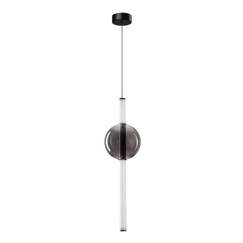 Светильник подвесной LED Rigla A6839SP-12SM Arte Lamp серый 1 лампа, основание чёрное в стиле современный хай-тек 