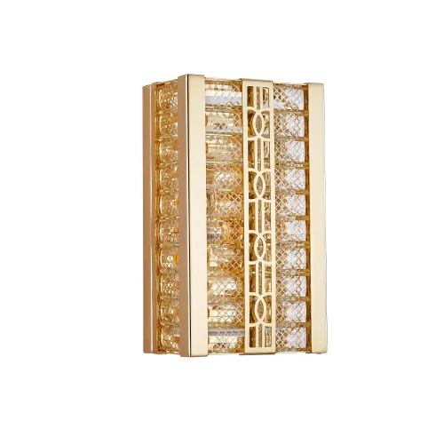 Бра Theatrum 4206-2W Favourite прозрачный на 2 лампы, основание золотое в стиле классический  фото 2