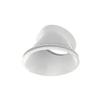 Рефлектор для встраиваемого светильника DYNAMIC REFLECTOR ROUND SLOPE WH Ideal Lux на 1 , основание белое в стиле 
