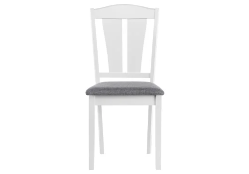 Деревянный стул Bert серый 11423 Woodville, серый/ткань, ножки/дерево/белый, размеры - ****420*460 фото 2