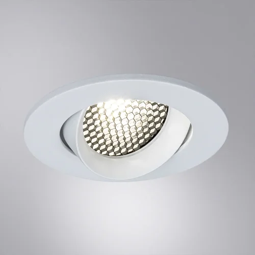 Светильник точечный Fuji A2865PL-1WH Arte Lamp белый 1 лампа, основание белое в стиле современный круглый фото 3