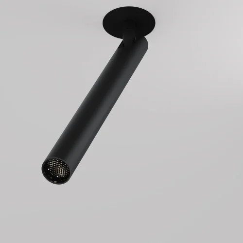 Светильник точечный LED Focus T C141RS-L300-6W4K-B Maytoni чёрный на 1 лампу, основание чёрное в стиле современный хай-тек трубочки фото 10