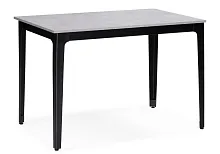 Деревянный стол Айленд бетон светлый / черный 551093 Woodville столешница серая из лдсп