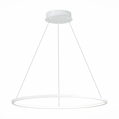 Светильник подвесной LED St603 In ST603.543.34 ST-Luce белый 1 лампа, основание белое в стиле хай-тек кольца