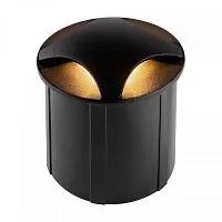 Встраиваемый светильник LED Biscotti O036-L3B3K Maytoni уличный IP65 чёрный 1 лампа, плафон чёрный в стиле модерн LED