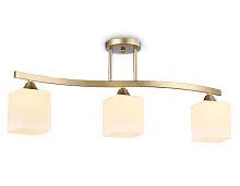 Светильник потолочный TR303121 Ambrella light белый 3 лампы, основание золотое в стиле современный 