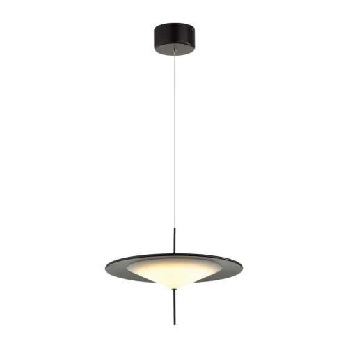 Светильник подвесной LED Steka 5012/16L Odeon Light белый чёрный на 1 лампу, основание чёрное в стиле минимализм фото 4