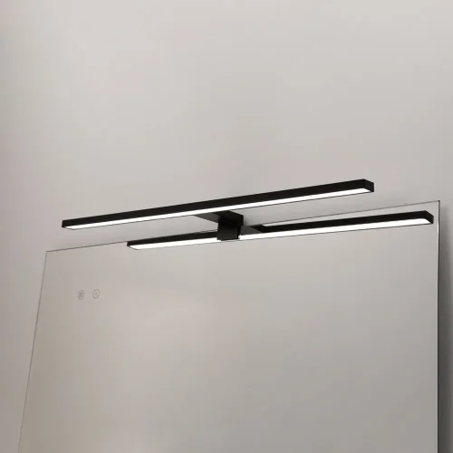 Бра c креплением на зеркало LED Stecca A2730AP-1BK Arte Lamp чёрный на 1 лампу, основание чёрное в стиле современный фото 2