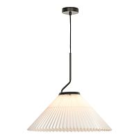 Светильник подвесной Sakura LSP-5012 Lussole белый на 1 лампу, основание чёрное в стиле современный Светильник подвесной Sakura LSP-5012 Lussole белый на 1 лампу, основание чёрное в стиле современный