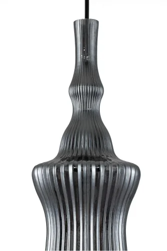 Светильник подвесной Ideale V000132 Indigo чёрный 1 лампа, основание чёрное в стиле классический выдувное фото 2