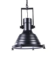 Светильник подвесной лофт Botti LDP 708 BK Lumina Deco чёрный на 1 лампу, основание чёрное в стиле лофт 