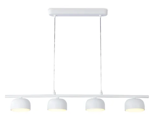 Светильник подвесной TN71037 Ambrella light белый 4 лампы, основание белое в стиле современный хай-тек 