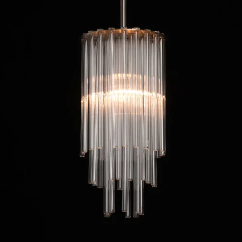 Светильник подвесной Аделард 642018101 MW-Light прозрачный 1 лампа, основание никель в стиле современный  фото 4
