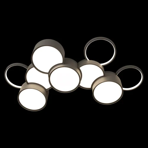 Люстра потолочная LED Pin 10317/9 Grey LOFT IT серая на 1 лампа, основание серое в стиле современный хай-тек  фото 3