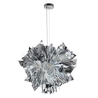Люстра подвесная Слизия / Clizia 10593/600 Silver LOFT IT серебряная на 4 лампы, основание в стиле 