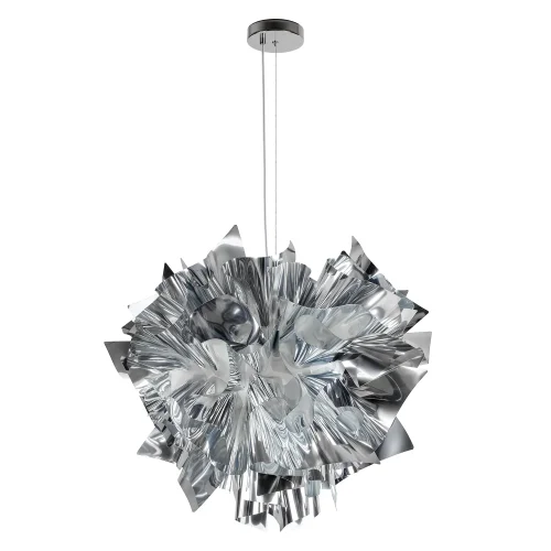 Люстра подвесная Слизия / Clizia 10593/600 Silver LOFT IT серебряная на 4 лампы, основание в стиле арт-деко современный Люстра подвесная Слизия / Clizia 10593/600 Silver LOFT IT серебряная на 4 лампы, основание в стиле арт-деко современный