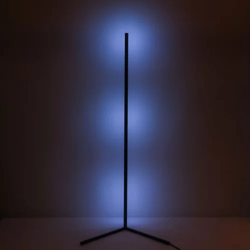 Торшер LED с пультом Ральф 675044701 DeMarkt с пультом чёрный 1 лампа, основание чёрное в стиле хай-тек
 фото 8