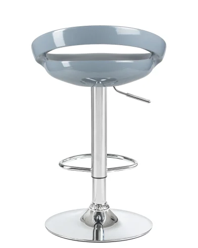 Стул барный набор 2 шт. SET-2 1010-LM DISCO, цвет сиденья серый, цвет основания хром Dobrin, /полимер, ножки/металл/хром, размеры - 790*1000***470*440 фото 6