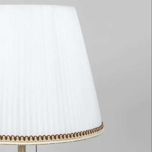 Настольная лампа Линц CL402730 Citilux белая 1 лампа, основание бронзовое металл в стиле классический прованс  фото 6