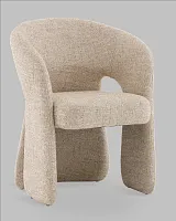 Кресло Bors, кремовый УТ000041681 Stool Group, кремовый/шенилл, ножки/шенилл/кремовый, размеры - *****мм