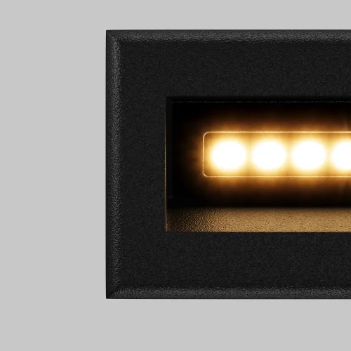 Подсветка для лестниц LED Bosca O045SL-L3B3K Maytoni уличный IP65 чёрный на 1 лампу, плафон чёрный в стиле современный хай-тек LED фото 13
