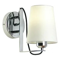 Бра Cozy LSP-8810 Lussole белый 1 лампа, основание хром в стиле современный 