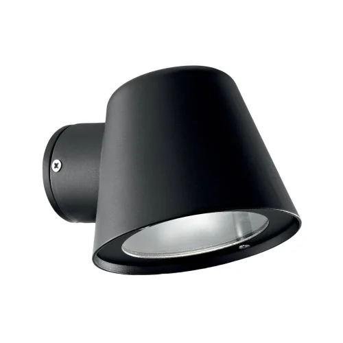 Бра GAS AP1 NERO Ideal Lux чёрный на 1 лампа, основание чёрное в стиле современный 