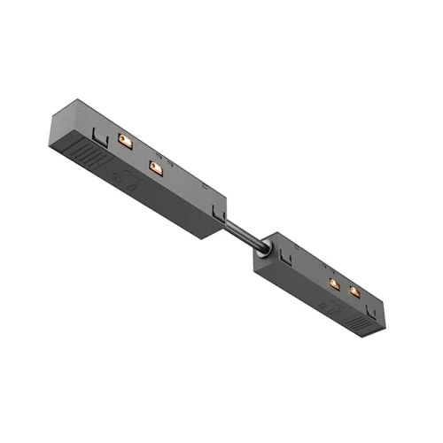 Коннектор питания 5 см Magnetic track system TRA034CPC-42B-5 Maytoni чёрный в стиле хай-тек современный для светильников серии Magnetic track system Exility подвесной встраиваемый накладной магнитный exility тонкая магнитная