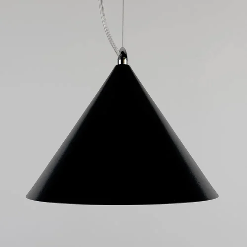 Светильник подвесной Robin LH032059 LightHall чёрный на 1 лампу, основание хром в стиле современный фото 2 Светильник подвесной Robin LH032059 LightHall чёрный на 1 лампу, основание хром в стиле современный фото 2