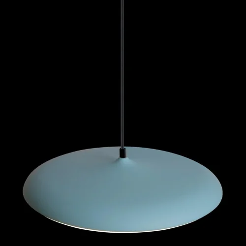 Светильник подвесной LED Plato 10119 Blue LOFT IT белый голубой 1 лампа, основание чёрное в стиле современный  фото 6