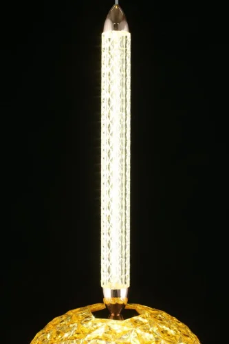 Светильник подвесной LED Dorote APL.036.26.11 Aployt жёлтый 1 лампа, основание золотое в стиле современный  фото 5