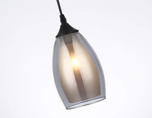 Светильник подвесной TR3535 Ambrella light серый чёрный 1 лампа, основание чёрное в стиле современный  фото 5